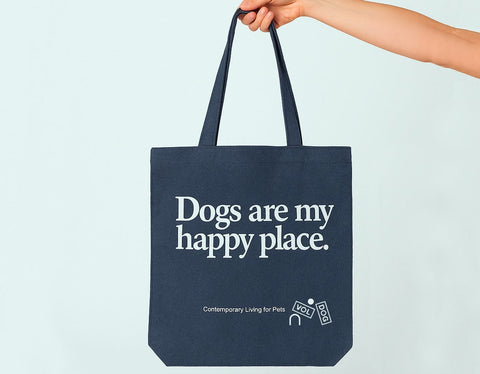 Voldog tote bags Tote Bag HAPPY PLACE