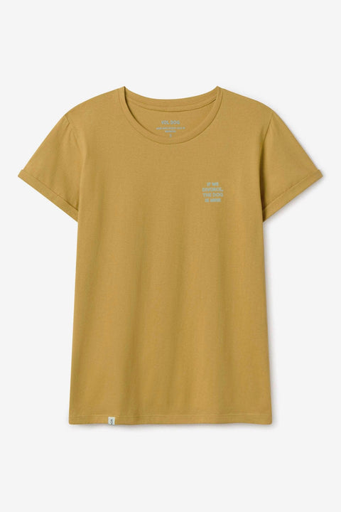 VOLDOG camiseta S / Mostaza / Camiseta Hombre MINE
