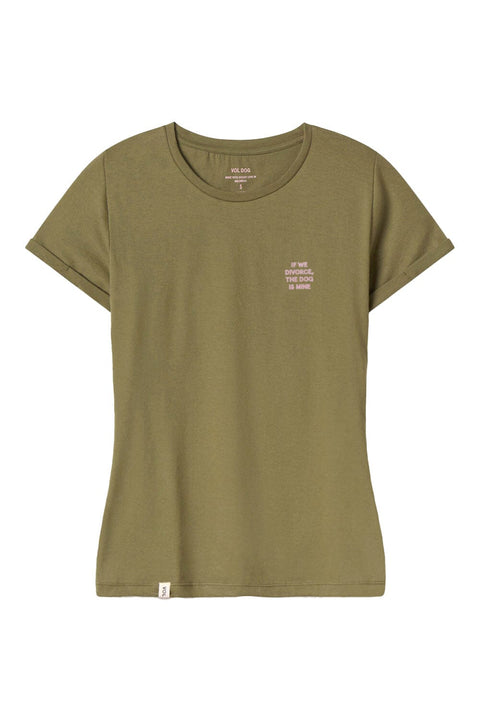 VOLDOG camiseta S / Verde Oliva / Camiseta Mujer MINE