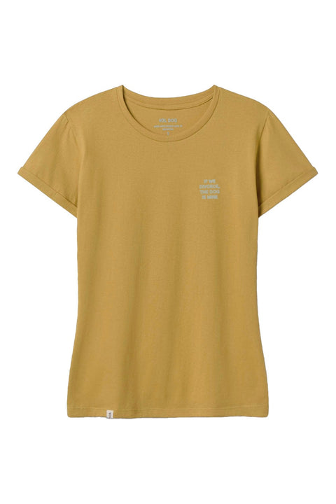 VOLDOG camiseta S / Mustard / Woman T-shirt MINE